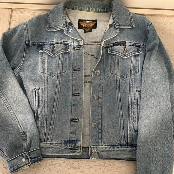 Harley-Davidson Blue Jean Jacket - Picture 1 of 2